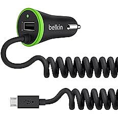 BELKIN CAR CHARGER+USB PORT